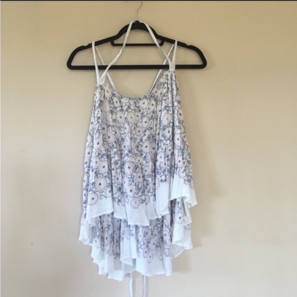Women’s Free People One Printed Drippy Strappy Tank Size S - Picture 2 of 3